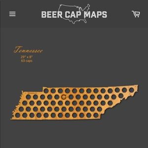 TN Beer Cap Map